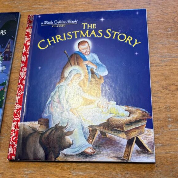 NEW!  Lot of 3 Little Golden Book Christmas--The Night Before/Christmas Story & - Picture 3 of 5